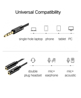 Separador de Microfono y Audifono para Celular
