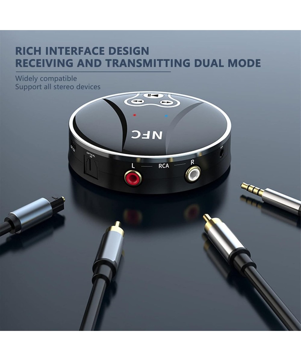 Transmisor y Receptor Bluetooth 2 en 1 NFC 5.0 RCA/3.5mm/optico
