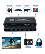 Separador Multipantalla Videowall 1 Entrada x 6 Salidas 4K HDMI/RS232