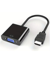 Convertidor de video de HDMI a VGA mas audio 3.5mm y puerto de energia