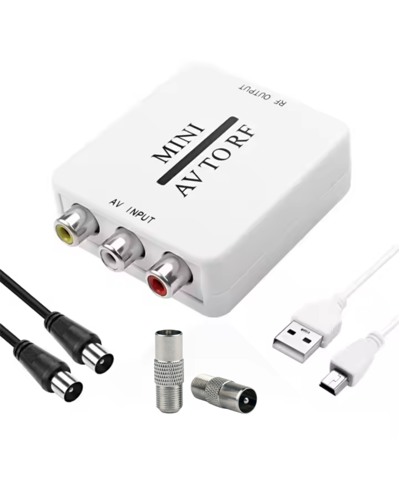 Convertidor de audio y video AV a RF (Modulador)