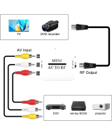 Convertidor de audio y video AV a RF (Modulador)
