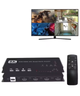 Separador Multipantalla HDMI 4 entradas 1 salida con KVM 4 puertos