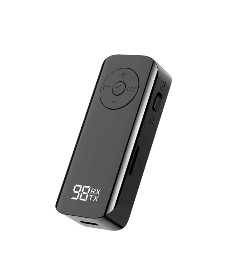 Transmisor y receptor de audio bluetooth 5.3 con lector TF