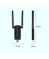 Antena WIFI6 USB 3.0 1800Mbps 2.4GHz / 5.8GHz dual band AX1800