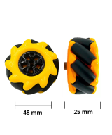 Llanta omnidireccional 48mm (4U)