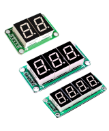 Modulo display 7 segmentos 2/3/4 digitos con controlador estatico 74HC595