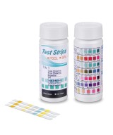 kit de 100 Tiras para medir PH en agua 7 en 1