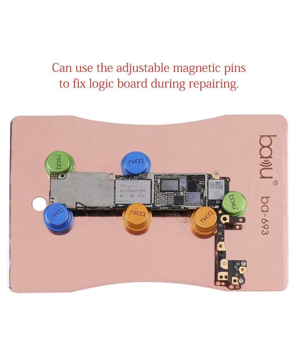 Placa su sujecion magnetica para PCB BAKU BA-693