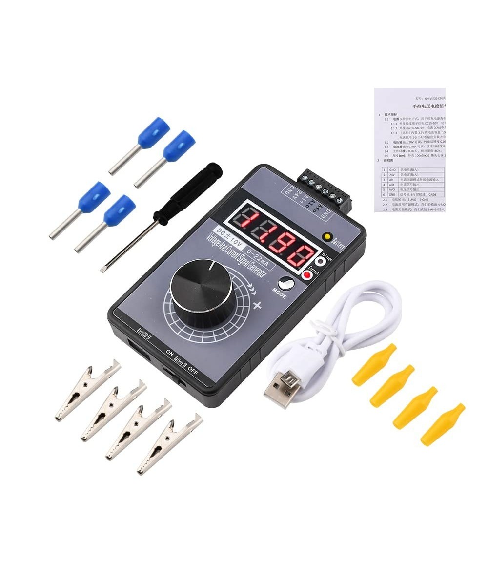 Generador de señales de voltaje positivo y negativo de alta precision 0-10V 0-22mA