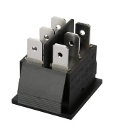 Interruptor momentaneo KCD4 3 posiciones ON-OFF-ON 6 pines 16A