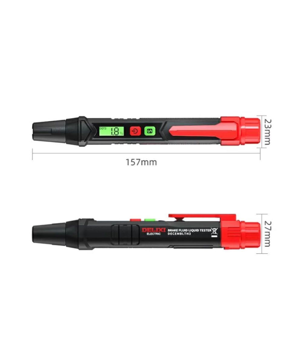 Probador de pureza liquido de frenos, calibrado para DOT3/4/5.1 DELIXI