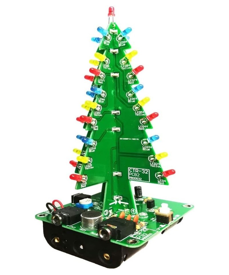 Kit arbol de Navidad activado por voz DIY