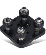 Placa de movimiento V-Slot negra para impresora 3D