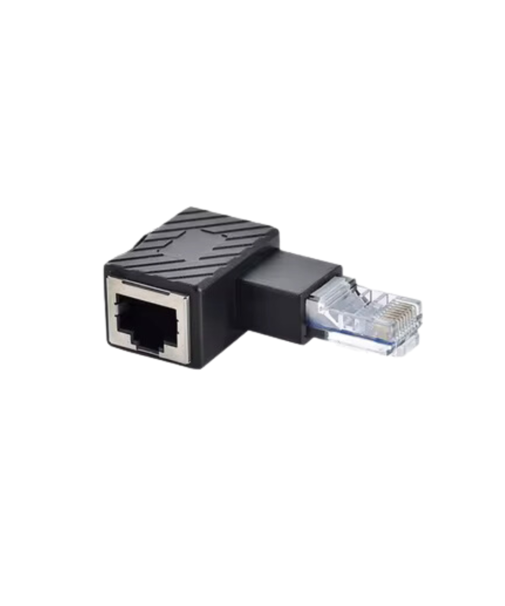 Adaptador de red macho hembra RJ45 izquierda / derecha