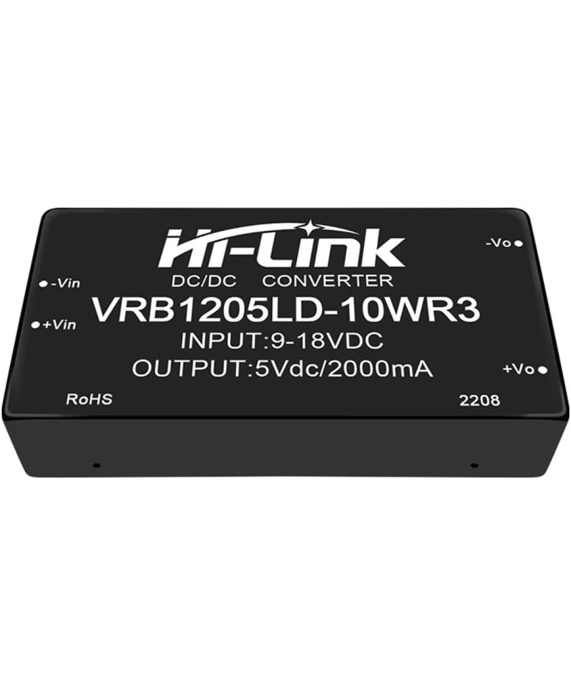 Regulador descendente 10W 9-18V a 5V DC-DC