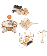 Kit de experimentos de ciencia, bricolaje, con herramienta de pintura de 12 colores (6 KITS)