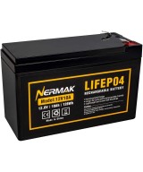 Bateria de lifePO4 recargable Nermak 12V 10A 128Wh