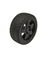 Rueda para carrito robot 65mm 2U