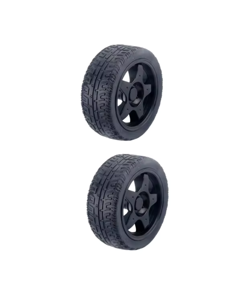 Rueda para carrito robot 65mm 2U