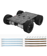 Chasis de 4 ruedas para vehiculo metalico