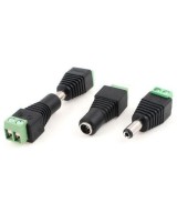 Conector DC  2.1 mm interior  x 5.5 mm exterio  hembra