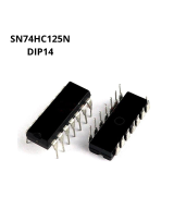 Bufer de 4 canales, 3 estados SN74HC125N DIP14