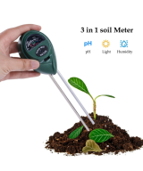 Medidor de PH del suelo analogo 3 en 1
