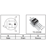 Transistor MOSFET Canal N IRFB4227PBF 200V 65A