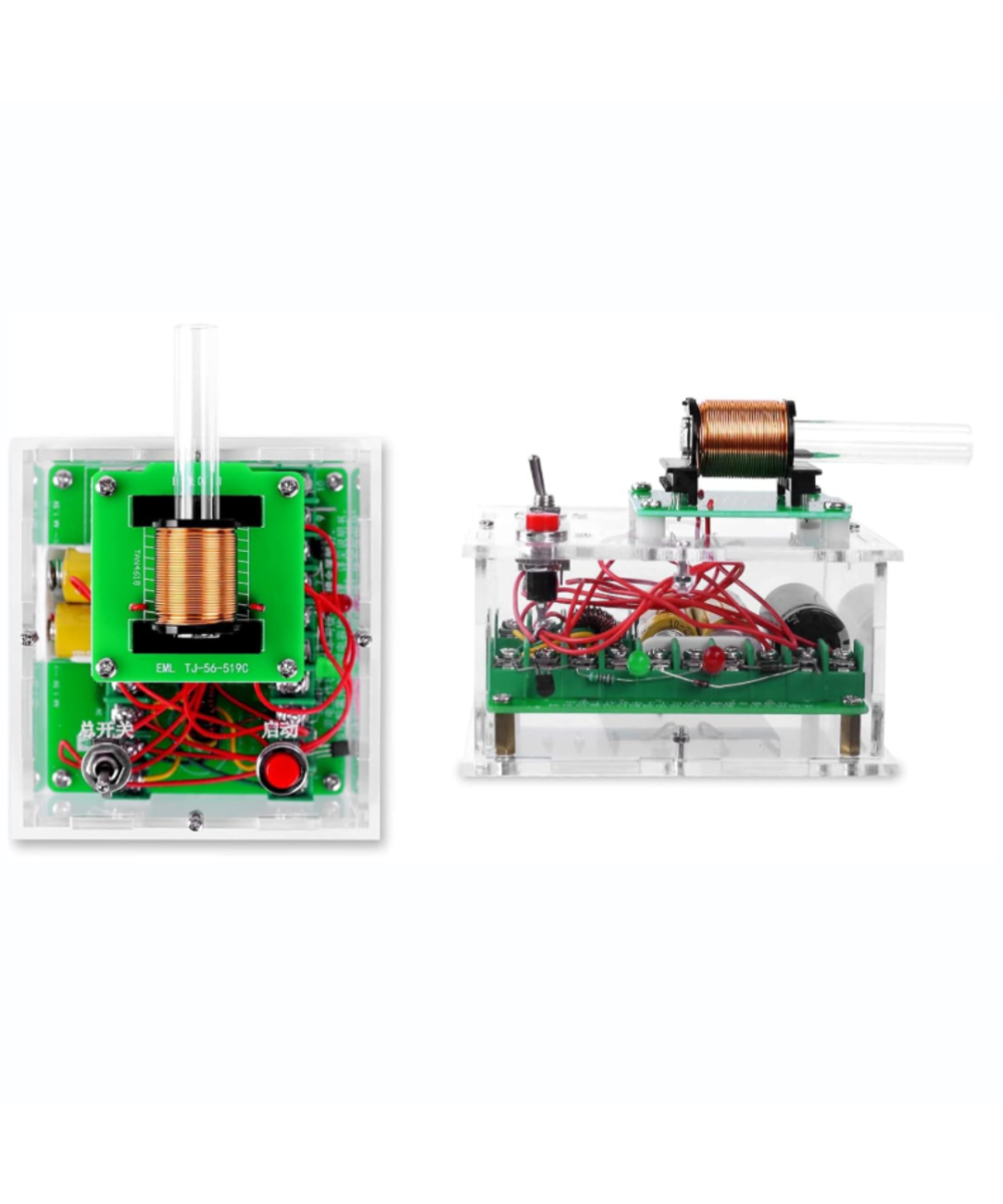 Proyecto electromagnetico de alto voltaje con acrilico DIY