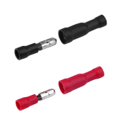 Terminal de conexion FRD/MPD1.25-156 negro y rojo 2 pares