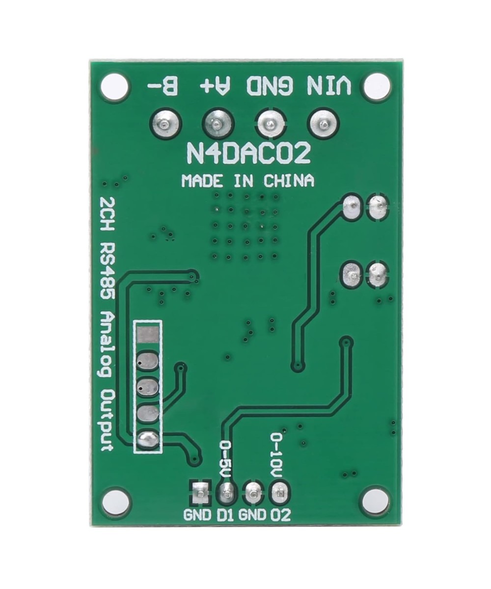 Modulo convertidor digital analogo 12V RS485 2 canales