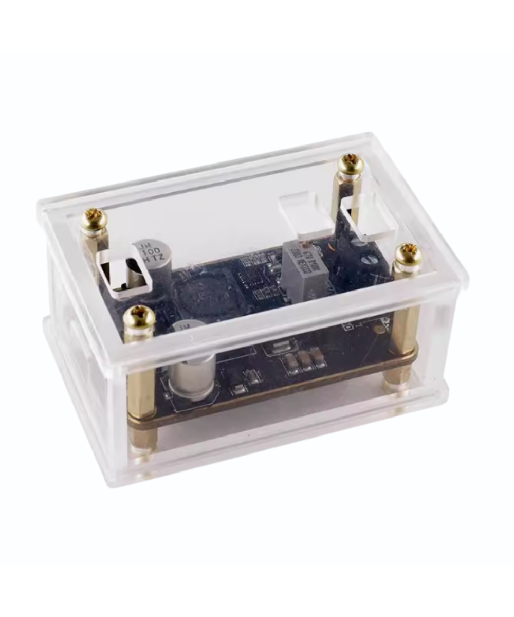 Modulo regulador de voltaje 3V-32V a 3-35V 2.5A con acrilico