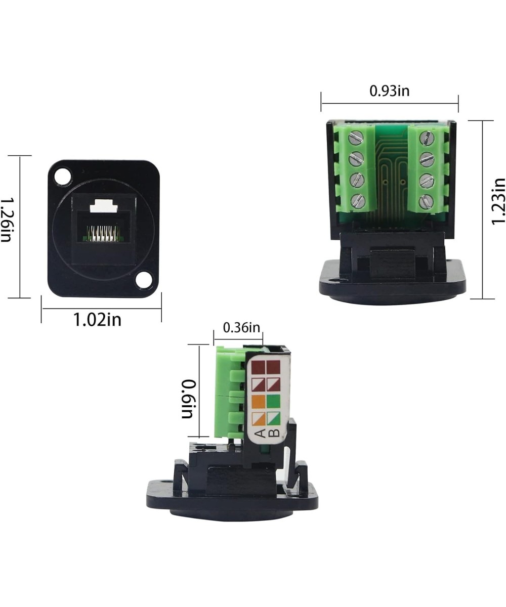 Conector rj45 terminal de bloque cat 5e para empotrar