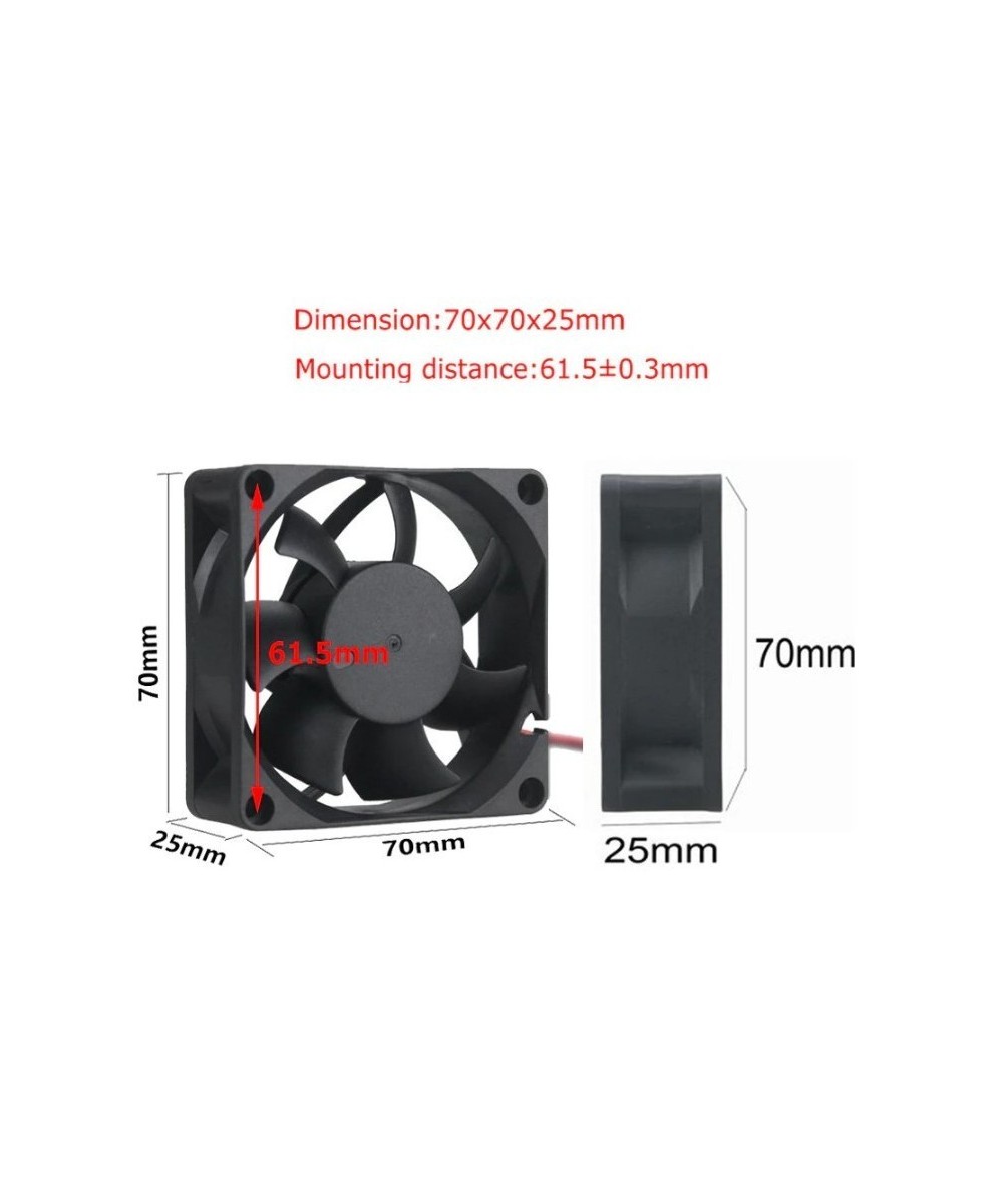 Ventilador plastico de 70mm