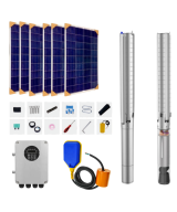 Kit de sistema de bomba Solar sumergible multietapa con controlador MPTT 280V 2200W