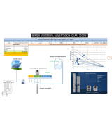 Kit de sistema de bomba solar sumergible multietapa con controlador MPTT  150V 1100W