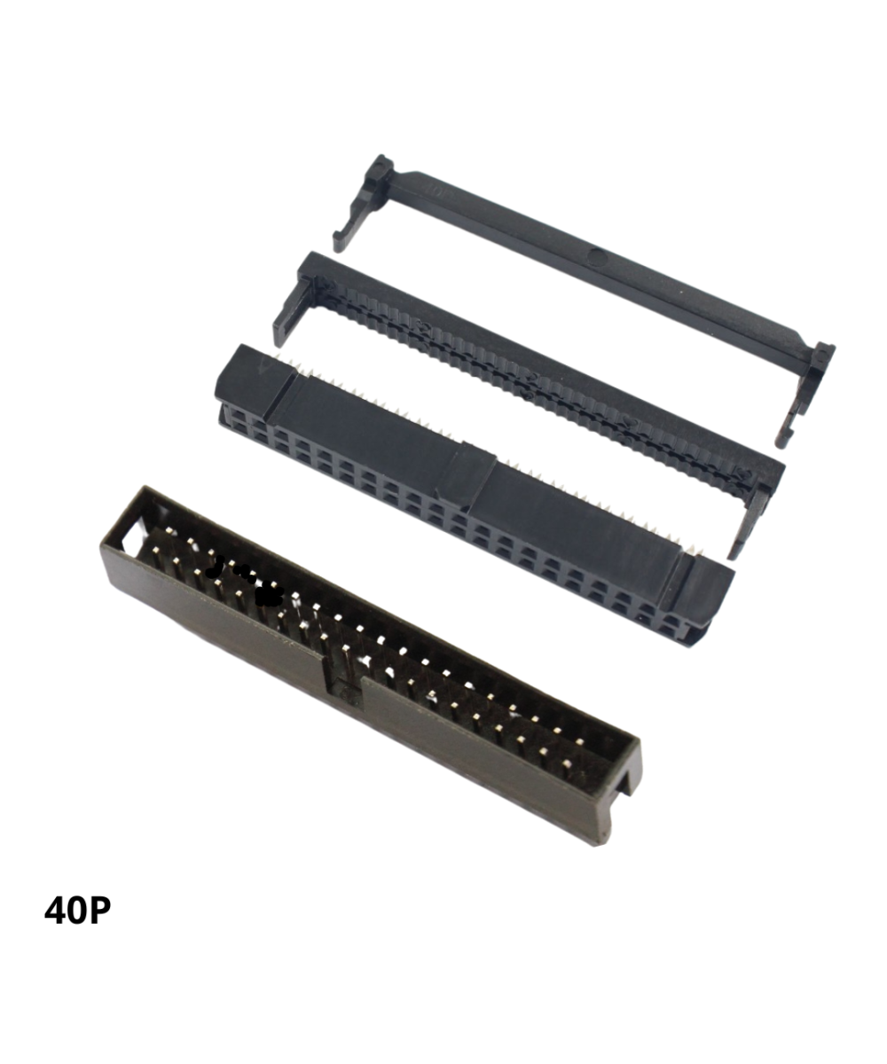 conector IDC para faja de datos 6 - 64 pines hembra - macho