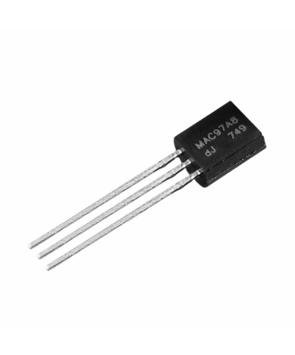 thumbnail image 2 of 20pcs MAC97A8 97A8 0.6A 600V TRIAC Thyristor - TO-92 Package 2 of 5