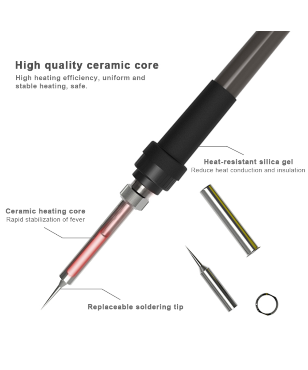 Estacion de soldadura 2 en 1 BAKU BA-898A+