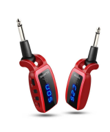 Transmisor y receptor para Guitarra 1/4 (6.35mm) UHF U12DX inalambrico