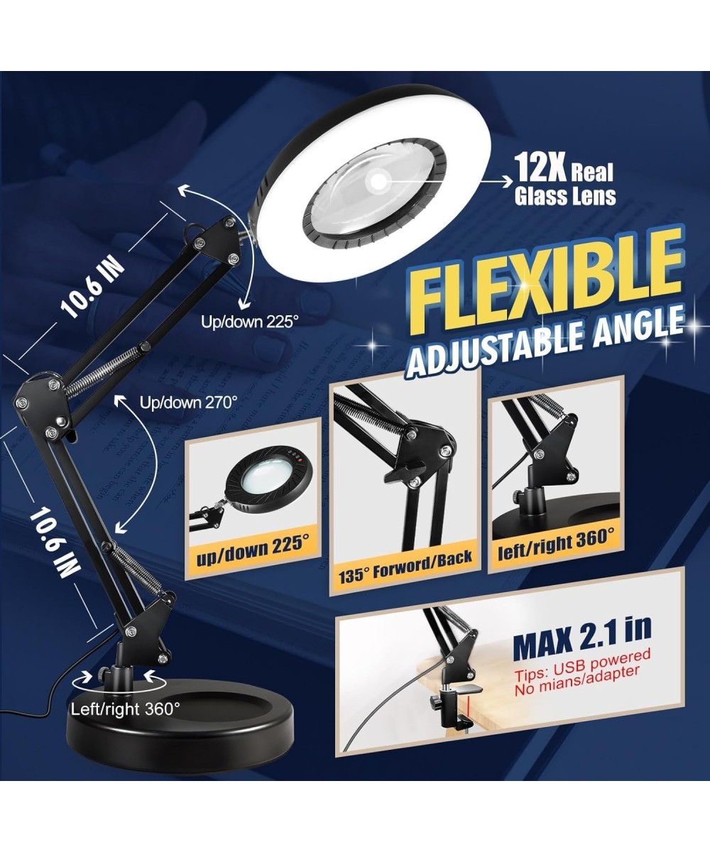 Lupa de Mesa 12X 12W Toolastra