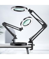 Lupa de mesa grande 10X con base HITTI