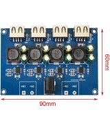 Modulo de carga IP6505 de 4 USB para cargador USB QC2.0 QC3.0 FCP AFCSPS