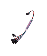 Amplificador y separador de tira LED RGB de 1 a 4 / 8 salidas 3 pines 5-24V para WS2811 WS2812B SK6812