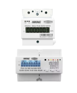 Medidor de energia para riel DIN 100A 110V/220V 50-60HZ  monofasico / trifasico