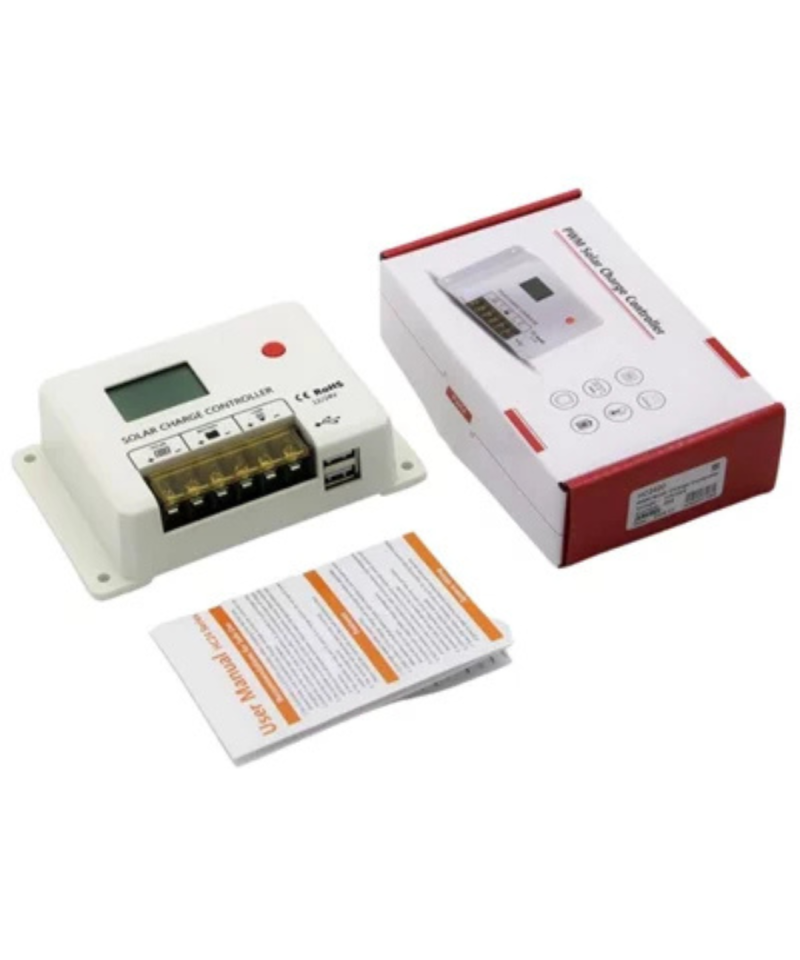 Controlador de Carga 10A PWM 12/24V HC2410