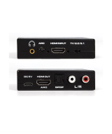 Separador de audio y video de HDMI a RCA/ HDMI/ Óptico