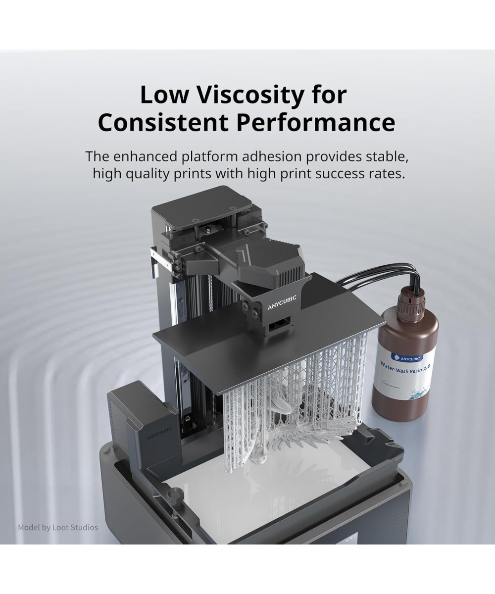 Resina UV ANYCUBIC 500g para impresoras 3D Standard Lavable