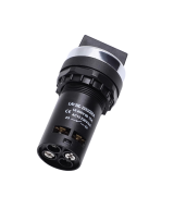 Boton industrial 2 y 3 posiciones negro